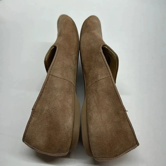 Birdies The Starling Slip On Flats Comfortable Latte Tan Suede Leather Size 9 - Picture 7 of 11